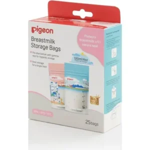 Pigeon Breastmilk Storage Bags (120ml) 25 Pieces
