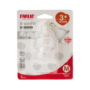 Farlin Silicone Nipple Standard Neck (3+ Months) 2 Pieces
