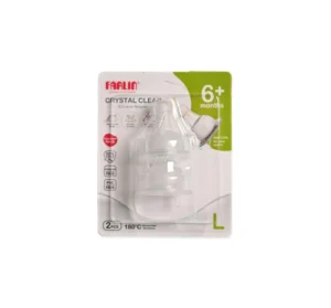 Farlin Silicone Nipple Wide Neck (6+ Months) 2 Pieces