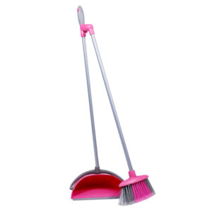 Wbm Broom Brush and Dust pan Set