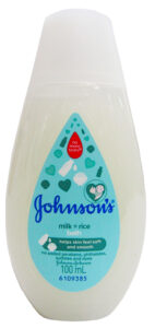 Johnsons Bath 100ml Milk Rice