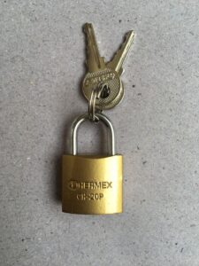 Lock 20mm Golden