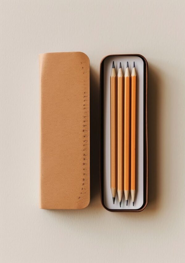 Pencil box lighting eraser match.