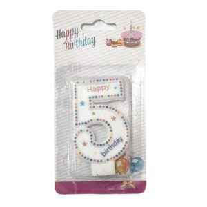 Birthday Candle Numb 5