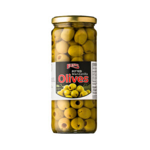 Salsabil Tin Pitted Green Olives 320g