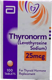 thyronorm 25mcg 100 tablets