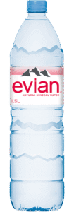 Evian Water. 1.5L