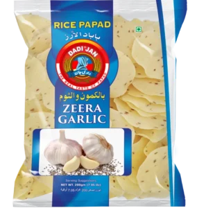 PB Rice Papad 200g Zeera Garlic