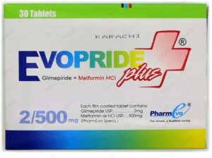 Evopride Plus 2/500mg 30tablet