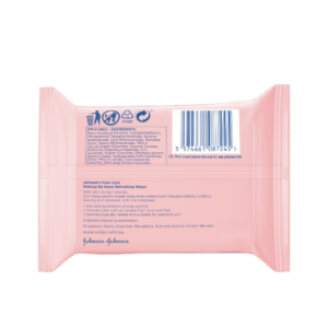 Johnsons Makeup Wipes 25s Refreshing