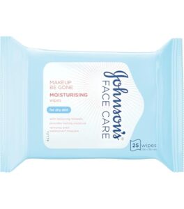 Johnsons Makeup Wipes 25s Moist