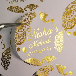 Mehndi Sticker Card