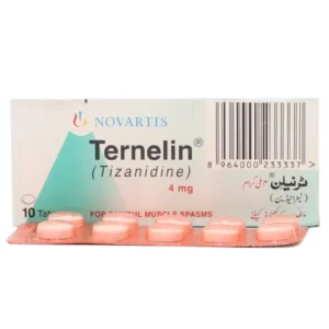 ternelin tablets 4mg (tizandine)
