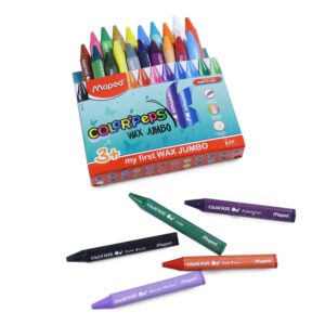 Crayons Jumbo Wax 12s