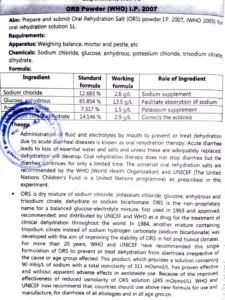 Ors Rehydration Salt