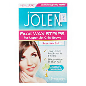 Jolen Face Wax Strips 16s