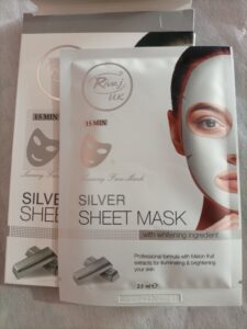 Rivaj Facial Sheet Mask 25ml Silver