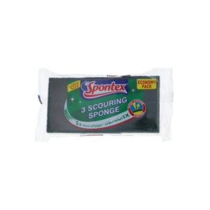 Spontex Scouring Sponge Xl 3s
