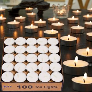 Just-V Tea Light Candles 100s