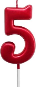 Birthday Candle Numb 5 G