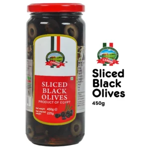 Italia Sliced Black Olives 450g