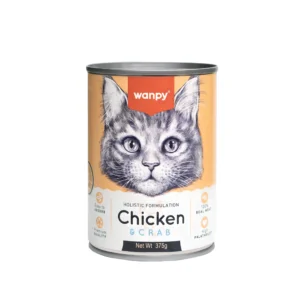 Wanpy Cat Tin Chicken&Crab 375g