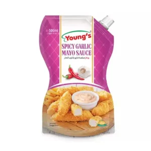 Youngs Spicy Garlic Mayo 500ml
