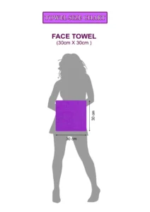 Cu Face Towel 30x30 6s