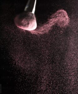 Blush on Makup Brush