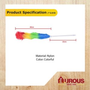 Fur Duster Colourful Small