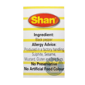 Shan Ps Black Pepper Powder 25g