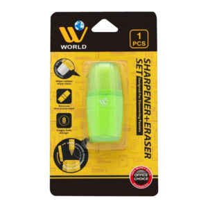 Wbm Sharpener+Eraser Set Purple