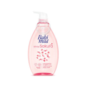 Babi Mild Baby Bath 800ml White Sakura