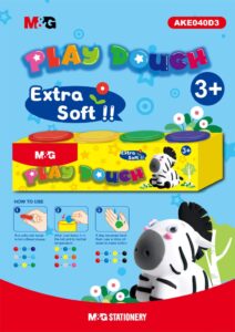 Kids Art Modeling Clay 100g B-100-8+3mr