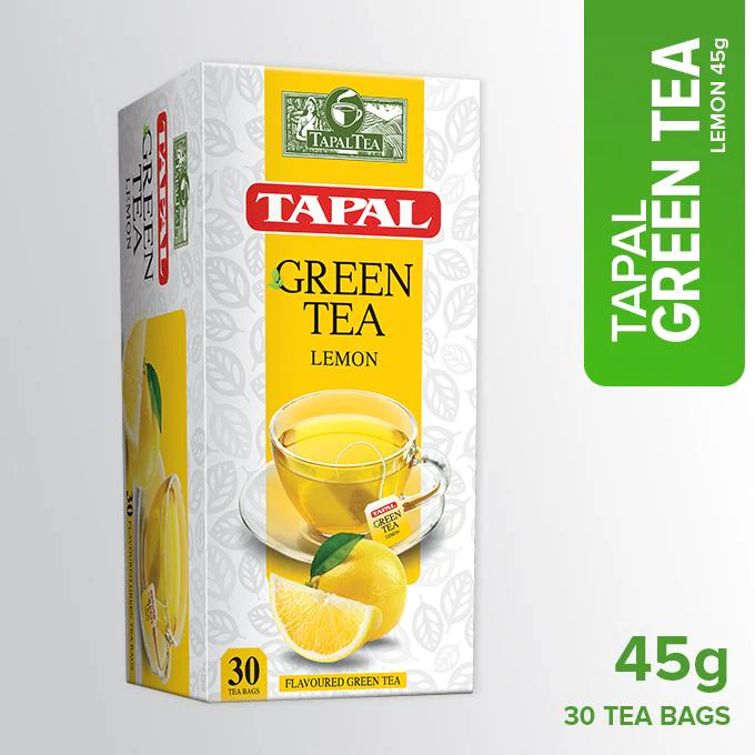 Tapal Green Tea Lemon 45g