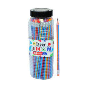 Colour Pencils Jar 24s Deer Tikon