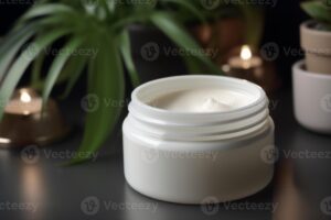 Skin White Cream Jar