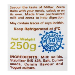 Millac Raita Zeera 250g