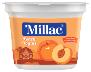 Millac Peach Yogurt 100gm