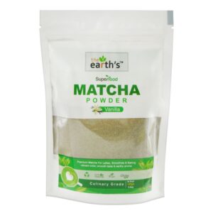 Earths Vanilla Matcha Powder 100g