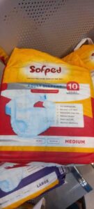 Sofped Adult Diapers L 10s