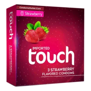 Touch Strawberry Imp Condoms 3s