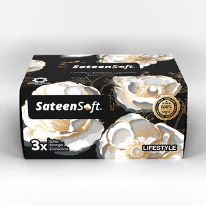 Sateen Soft Tissue Perfume Pack
