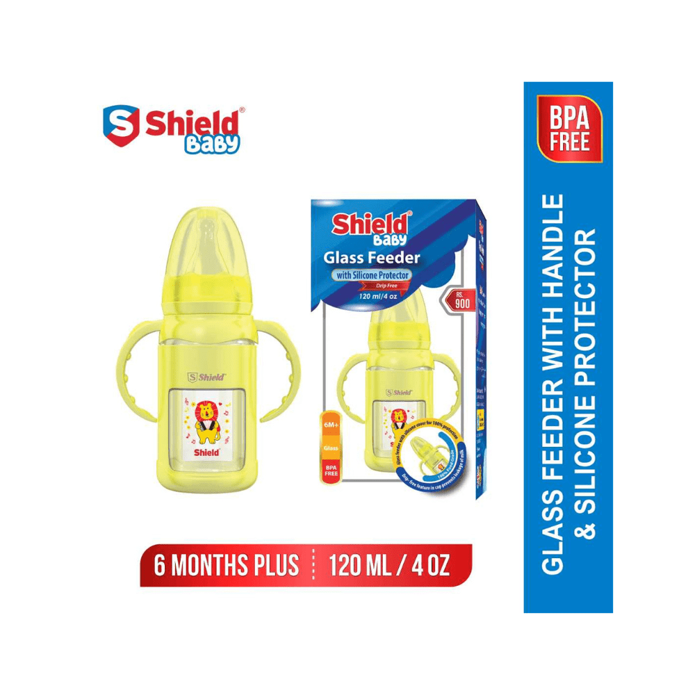 Shield Feederglass Bottle With Silicon Protector 120 ml