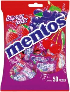 Mentos Pouch 135g Berry 50s