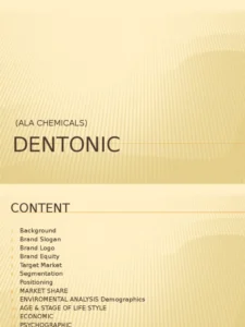 Dentonic Tooth Powder 50g