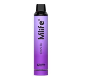 Mlife Vape Grape Ice 6000puff