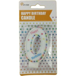 Birthday Candle Numb 0