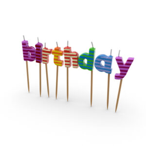 Birthday Candle Numb 1