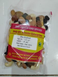 Crystal Mix Dry Fruit 100g